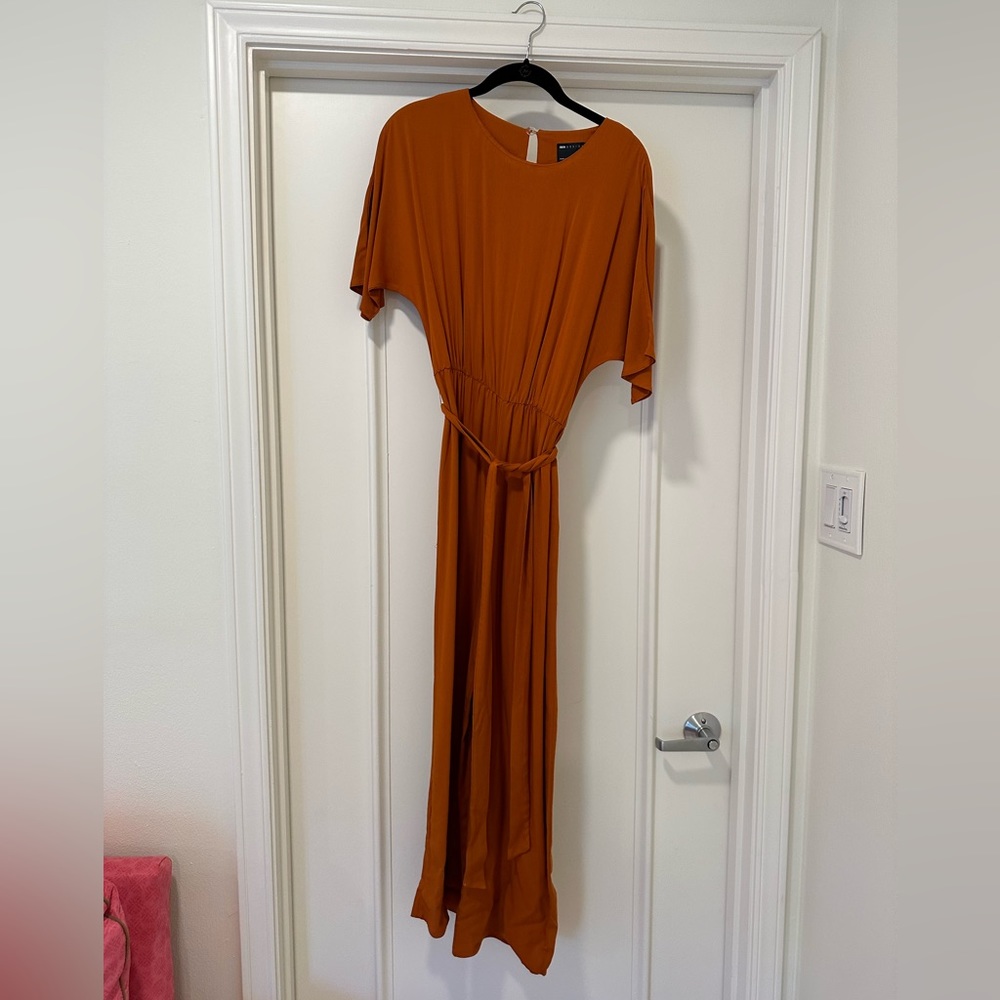 Burnt orange ASOS jumpsuit